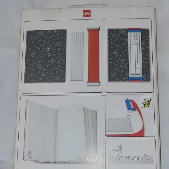 [NWT] LEGO Journal Band ✏️Blue Writing Journal + Buildable Band ✏️Back To School - Picture 12 of 13